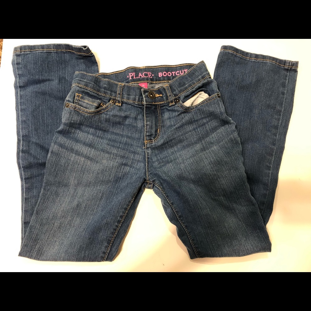 Boot cut kids jeans